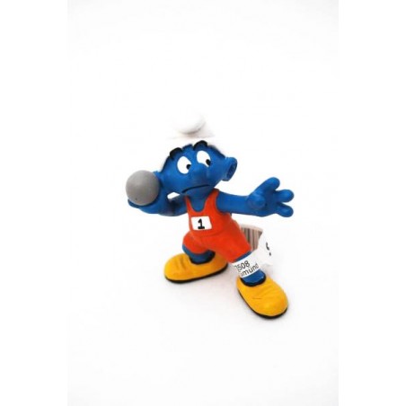 Figura Pitufo lanzador de peso