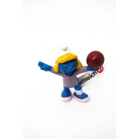 Figura Pitufa gimnasta de suelo