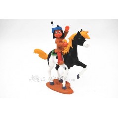 Figura Yakari con Pequeño Trueno