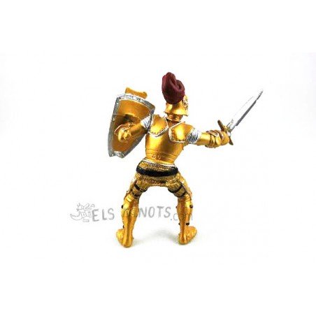 Figurine chevalier Or en armure Papo