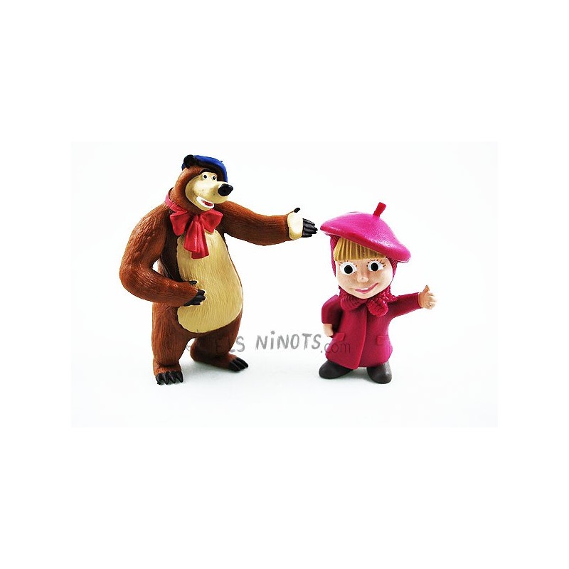 Pack figuras Masha y el Oso pintores Pack figuras Masha y el Oso pintores