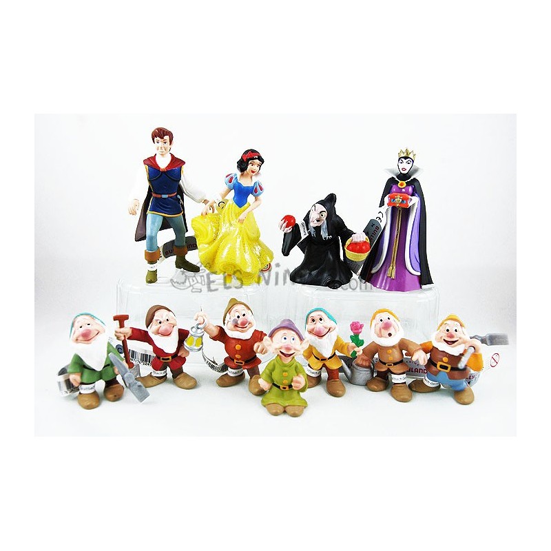 Colección figuras Disney Blancanieves y los 7 enanitos