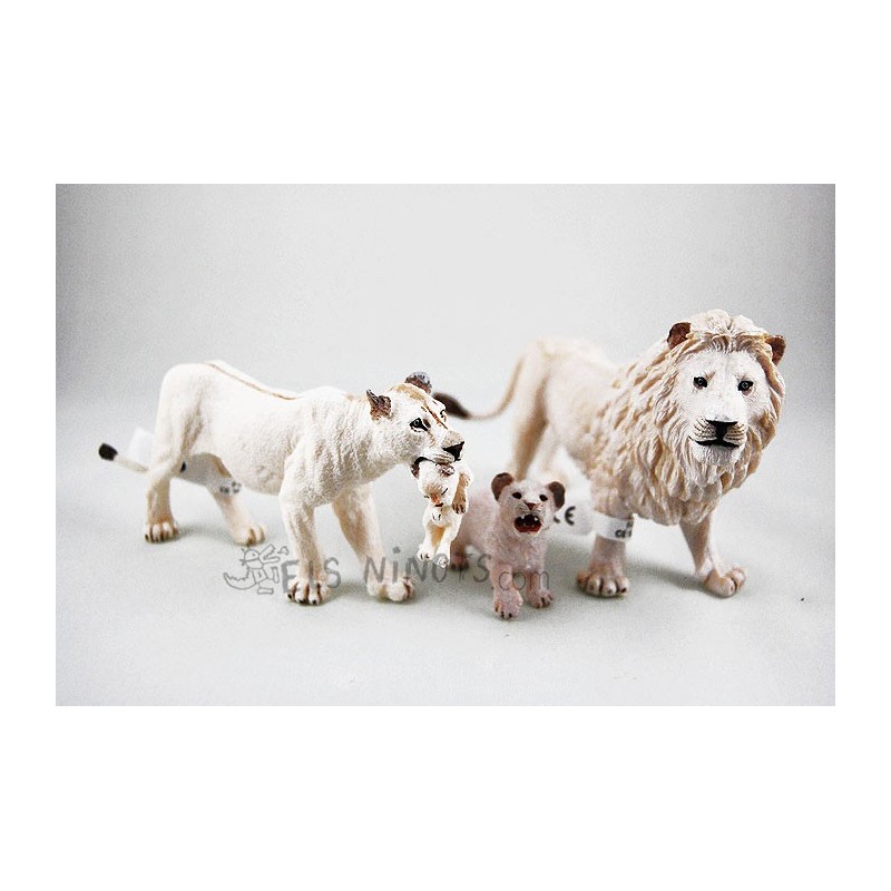 Figuras Leones Blancos Papo