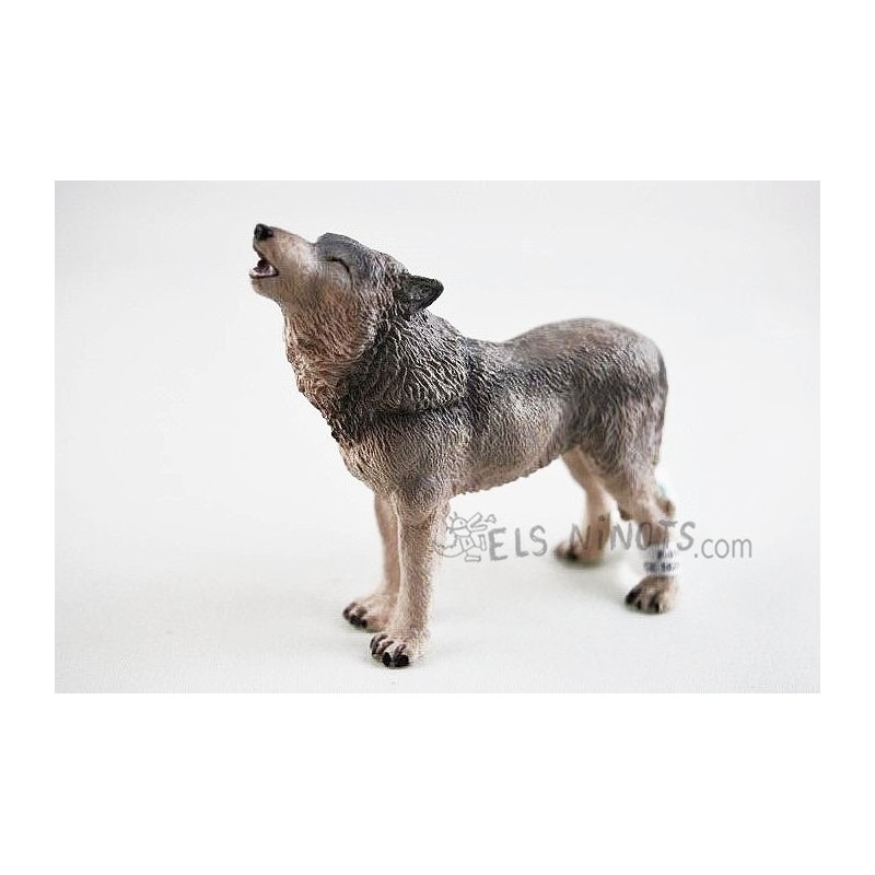 Figure de loup hurlant Papo