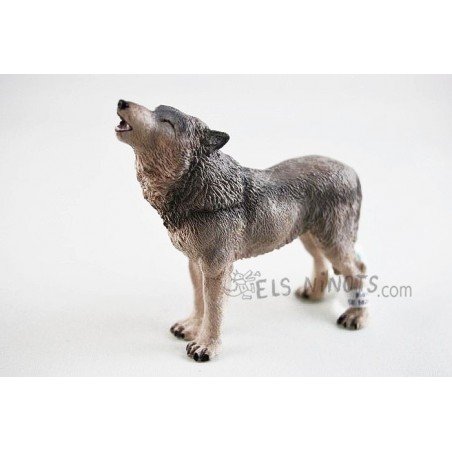 Figure de loup hurlant Papo