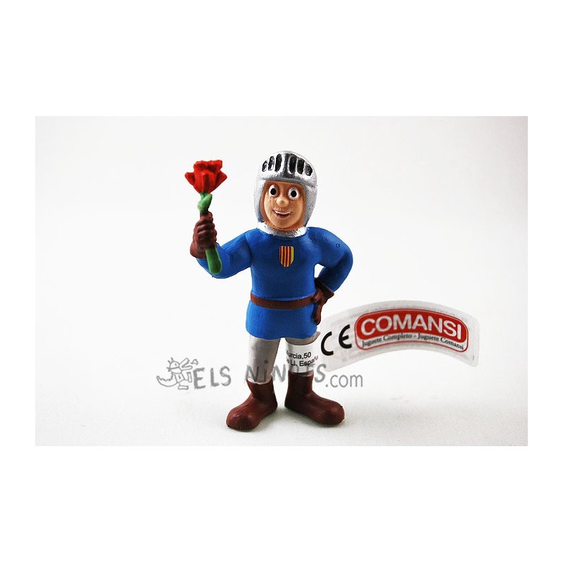 Figura Sant Jordi rosa