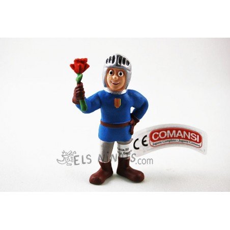 Figure Sant Jordi rosa