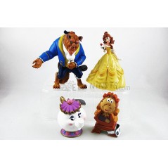 La Bella y La Bestia Coleccion de figuras y juguetes Disney