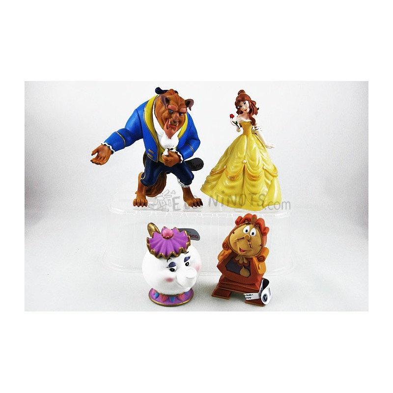 Colección figuras Disney La Bella y la Bestia