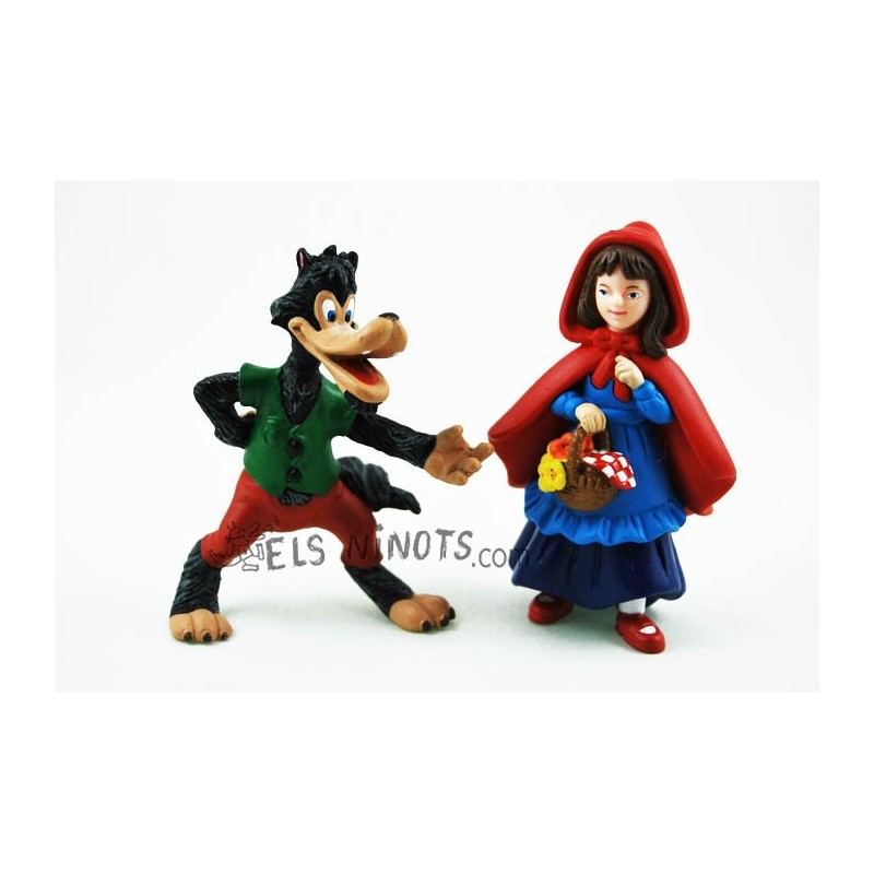 Figurines Le Petit Chaperon Rouge et le Loup (Papo)
