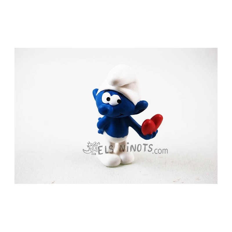 Figura Pitufo con corazón