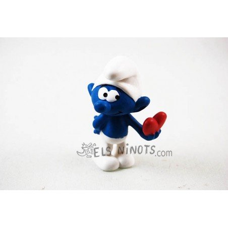 Figura Pitufo con corazón