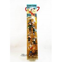 Collection figurines Lucky Luke tube