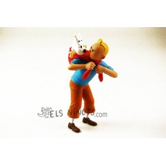 Figura Tintín llevando a Milú