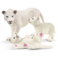 Figuras Mamá leona con cachorros