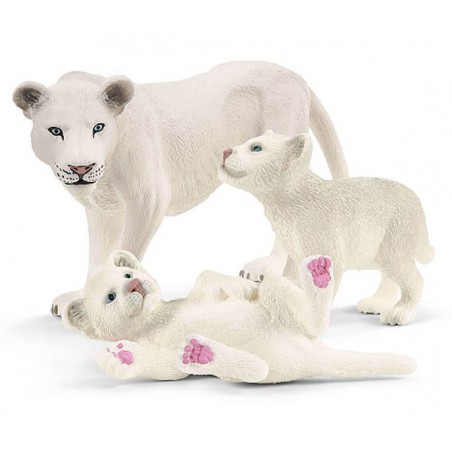 Figuras Mamá leona con cachorros
