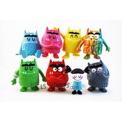 Colección figuras Monstruo de colores