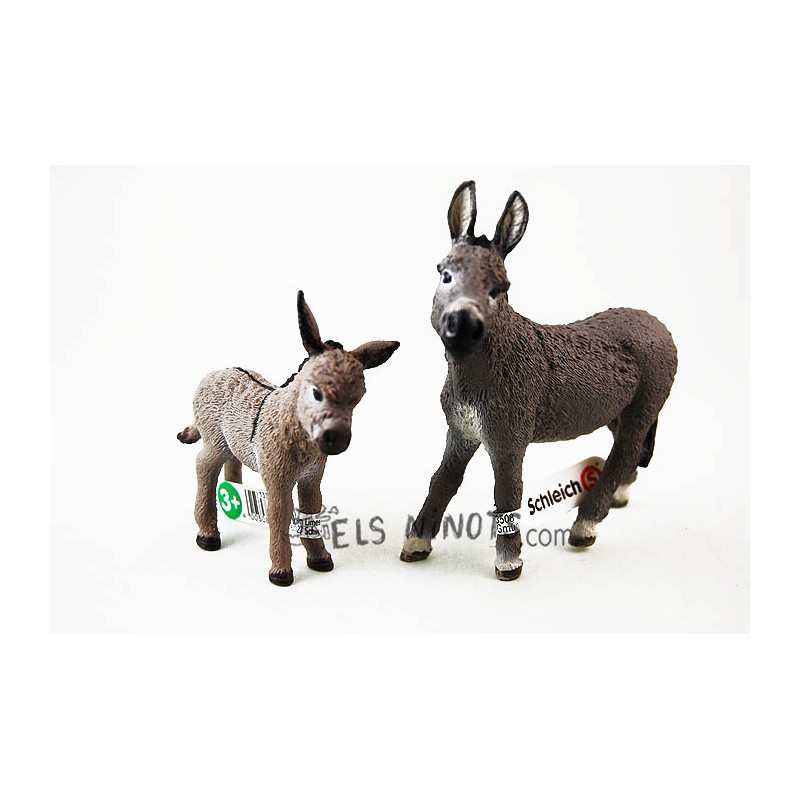 Figuras Burros de Schleich Figuras Burros de Schleich