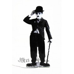 Silhouette en métal Charlie Chaplin