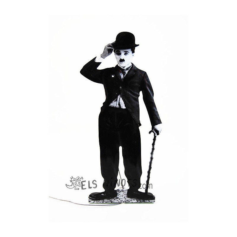 Silueta metal Charlie Chaplin