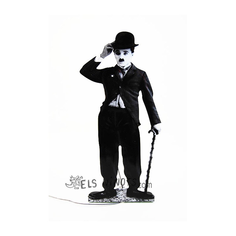 Silueta metal Charlie Chaplin Silueta metal Charlie Chaplin