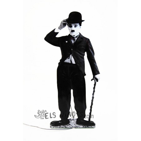 Silhouette en métal Charlie Chaplin