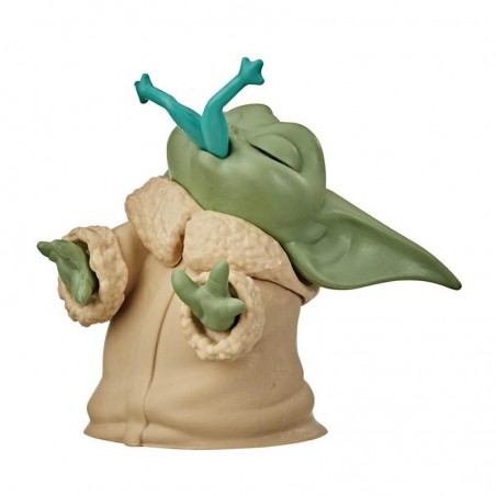 Figurine Baby Child Yoda série The Mandalorian avec grenouille