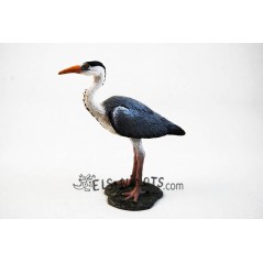 Figurine Héron Cendré