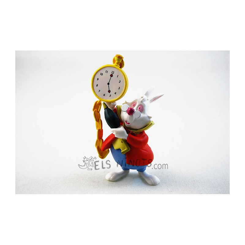 Figura Conejo Blanco Alcia en el País de las maravillas