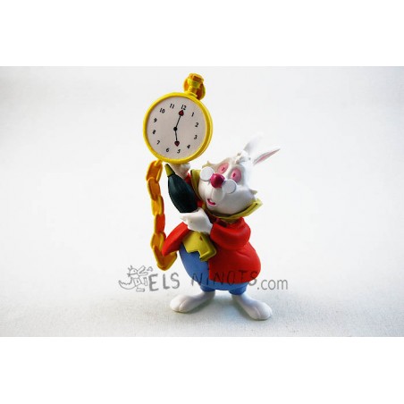 Figura Conejo Blanco Alcia en el País de las maravillas