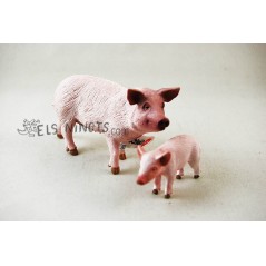 figuras familia de cerdos schleich