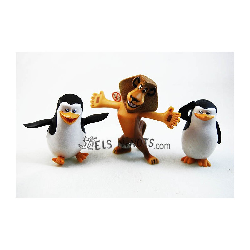 Set figuras el Mundo de Madagascar