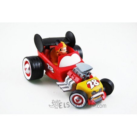 Figura de Mickey corredor amb cotxe