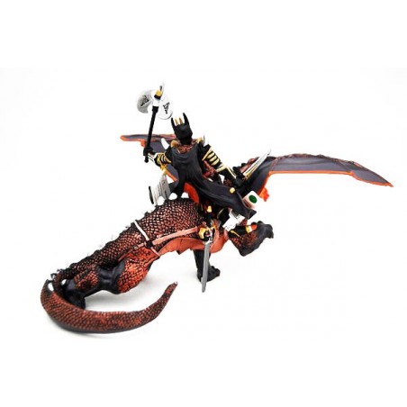 Figurine Chevalier Triple hache et Dragon des Ténèbres