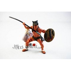 Figurine Indienne peau de Loup (papo)