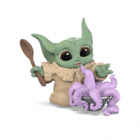 Figurine Garçon Yoda avec Pieuvre