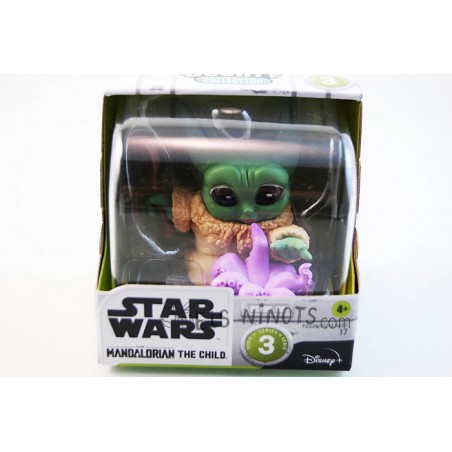 Figura Niño Yoda con Pulpo
