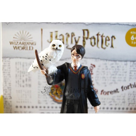 Figurine Harry Potter avec Hedwige