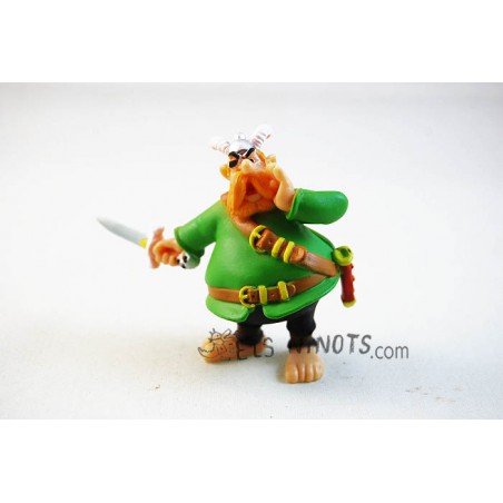 Figurine de pirate Barbe rouge