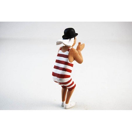 Figurine Dupont avec maillot de bain
