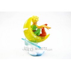 Figurine le Petit Prince et le Renard sur la Lune