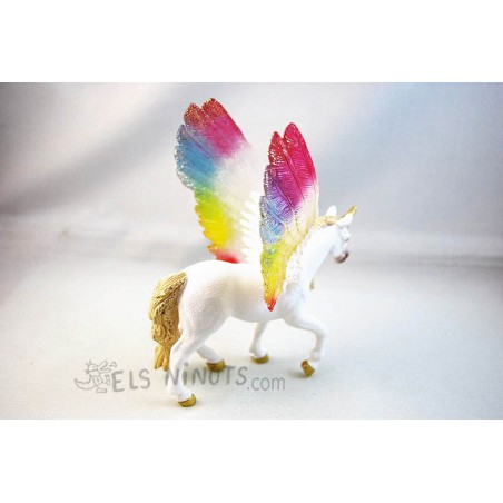 Figura Unicornio Arcoíris Alado