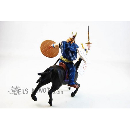 Figurine Gaul chef blue