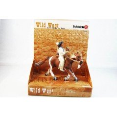 Figura nen Sioux muntat a Poni