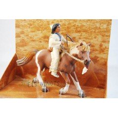 Figura nen Sioux muntat a Poni