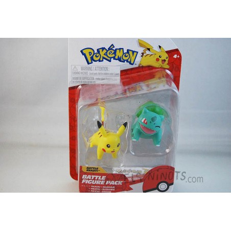 Pack figuras Pikachu y Bulbasaur
