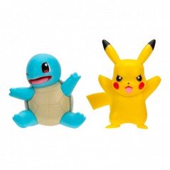 Pack figuras Pikachu y Squirtle