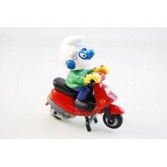 Figura Barrufet amb Scooter