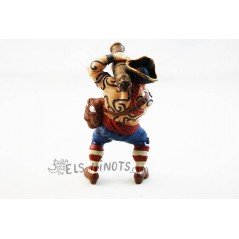 Figurine de pirate avec canon