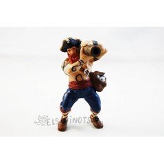 Figurine de pirate avec canon